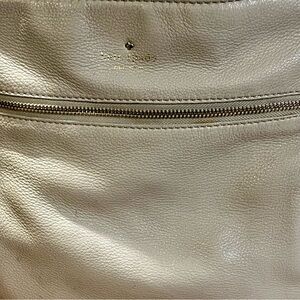 Kate Spade Beige Leather Crossbody Purse with Dust bag
